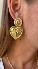 Aros Oro Corazón Roberta