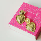 Aros Oro Corazón Roberta