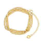 Collar - Pulsera Oro Mostacilla Gitana 40 cm y 45 cm