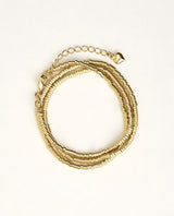 Collar - Pulsera  Oro Mostacilla Gitana 40 cm y 45 cm