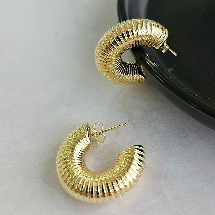 Argollas oro Ariana