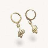 Argollas Oro Mini Caracola