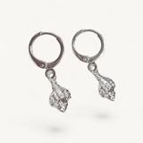 Argollas Plata Mini Caracola