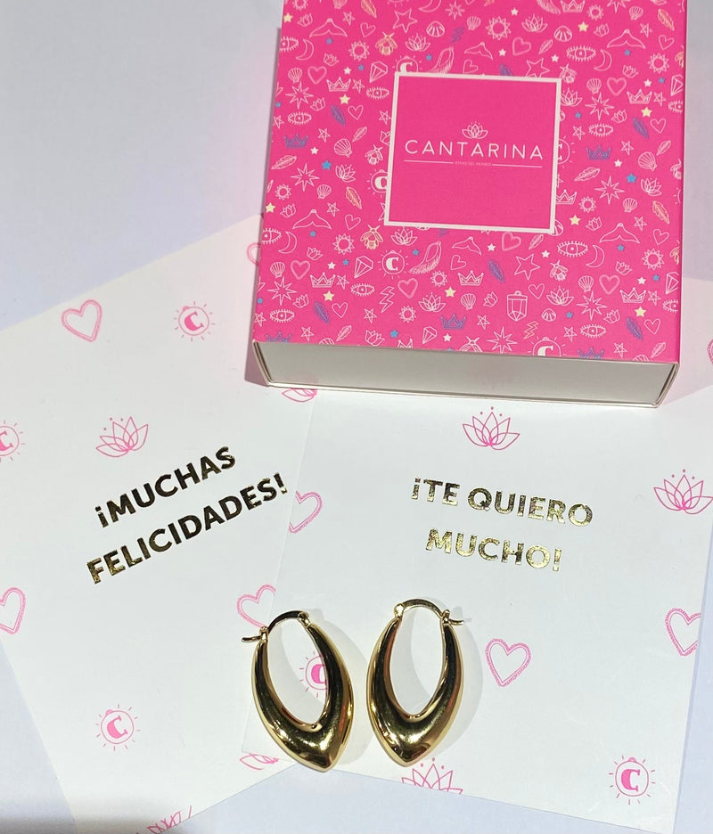 Argollas Oro Diana