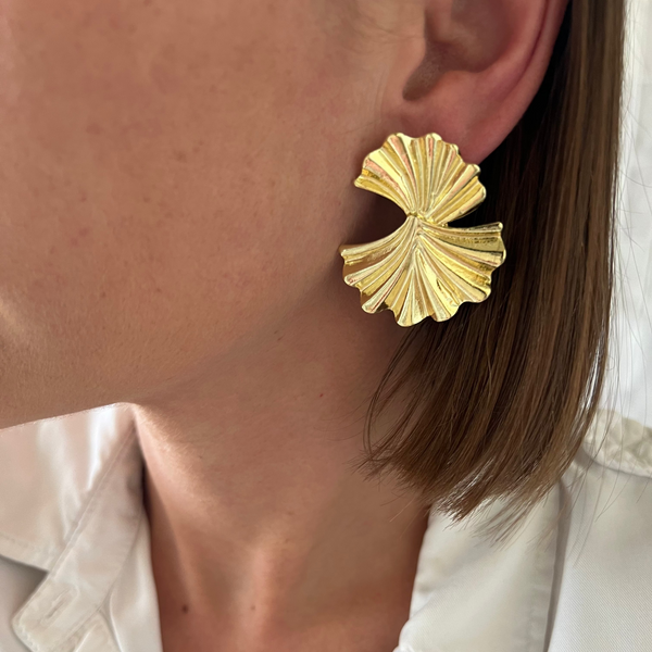 Aros oro Valeria