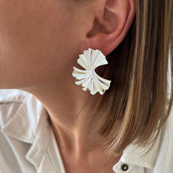 Aros plata Valeria