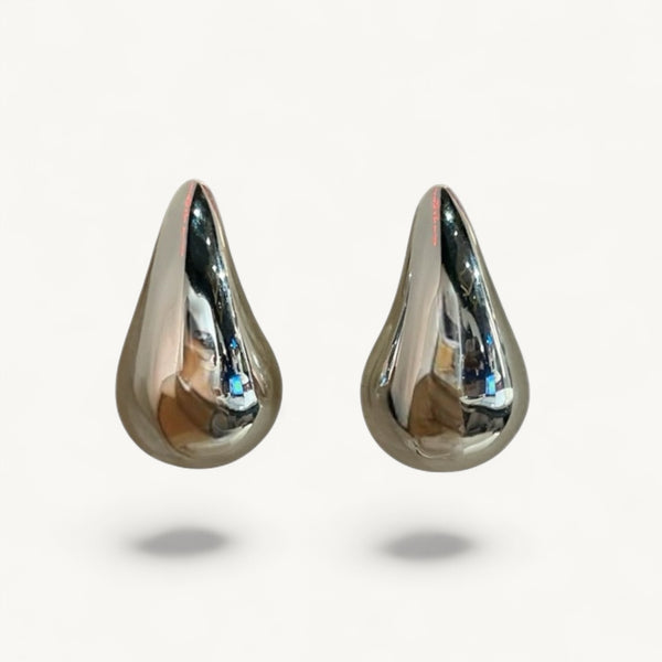 Aros Plata Gota Noelle