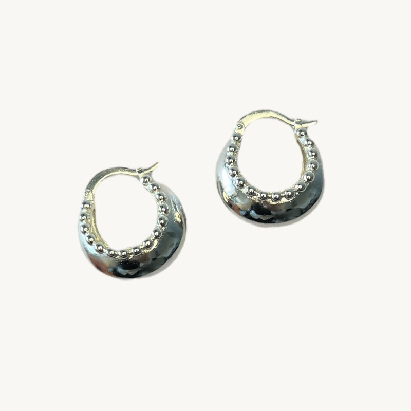 Argollas plata Cloe