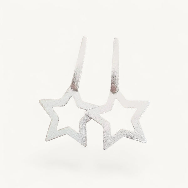 Aros Plata Estrella América