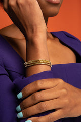 Collar - Pulsera  Oro Mostacilla Gitana 40 cm y 45 cm