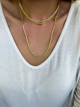 Collar - Pulsera oro Mostacilla Gitana 1.2 mtrs