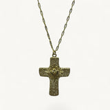 Collar Oro Cruz Lina