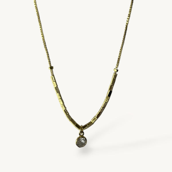 Collar Oro Punto de Luz Camille