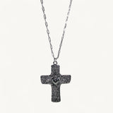 Collar Plata Cruz Lina