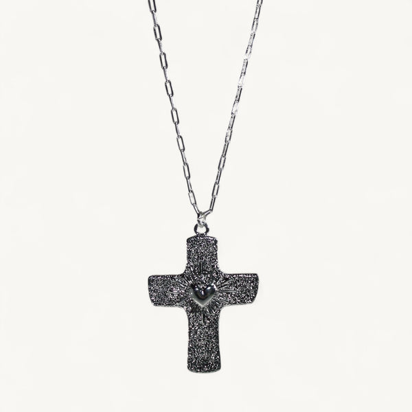Collar Plata Cruz Lina