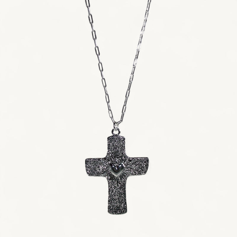 Collar Plata Cruz Lina