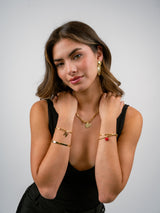 Pulsera Oro Corazón Nina