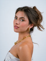 Argollas oro Trenzada