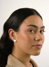Aros Plata Corazón Camila