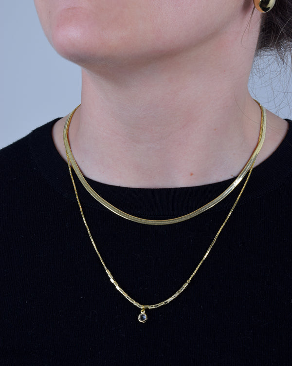 Collar Oro Punto de Luz Camille