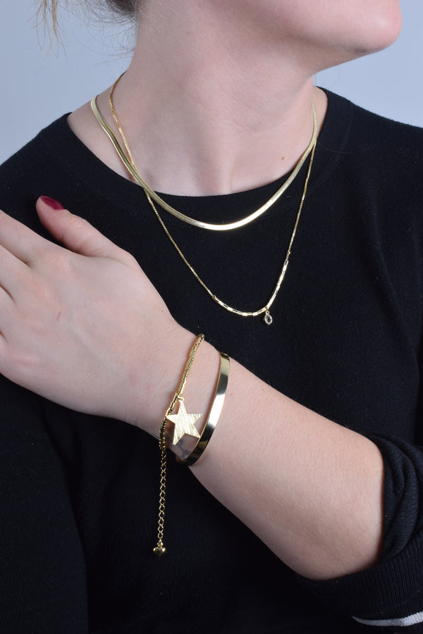 Collar Oro Punto de Luz Camille