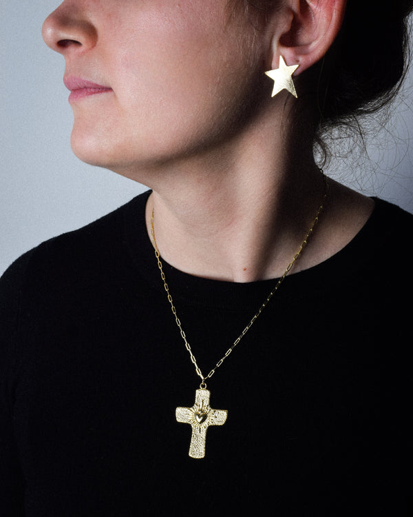 Aros Oro Estrella Helena