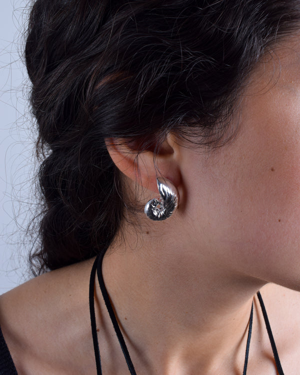 Aros Plata Caracola
