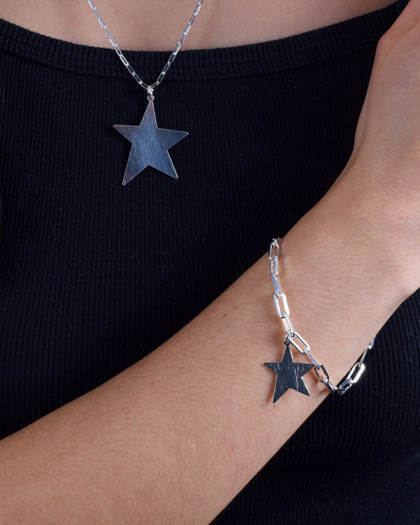 Pulsera Plata Estrella Helena