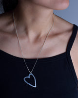 Collar Plata Corazón Vera