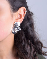 Aros Plata Pétalo María