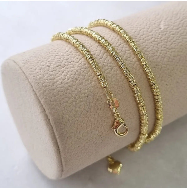 Collar Oro Mostacilla Gitana 45 cm