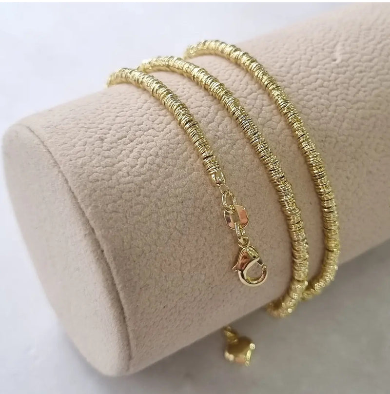 Collar Oro Mostacilla Gitana 45 cm