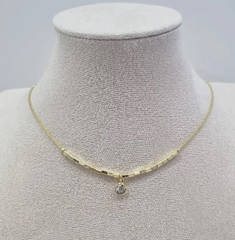 Collar Oro Punto de Luz Camille