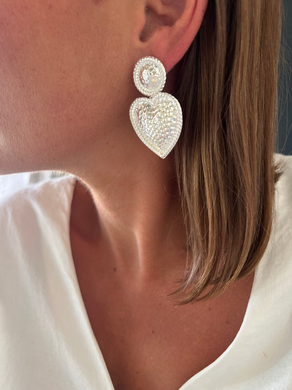 AROS PLATA CORAZÓN