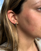 Argollas Oro Maddi Negro