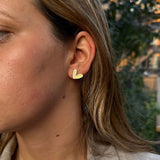Aros Oro Corazón Camila
