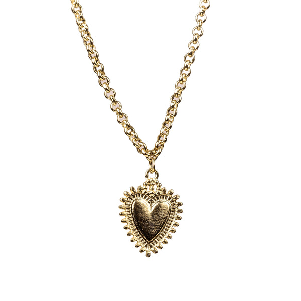 Collar Oro Corazón Sara