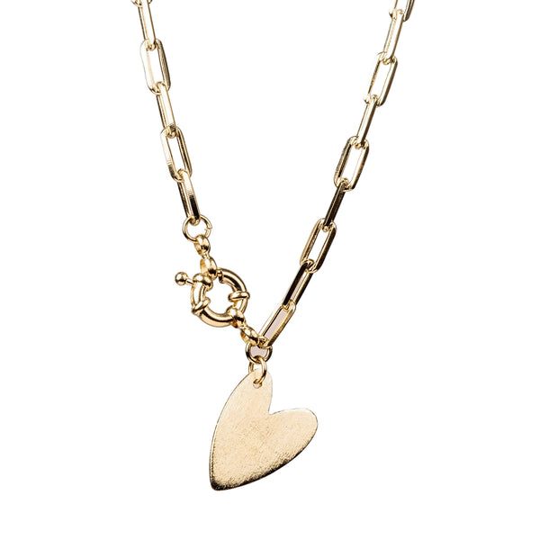 Collar Oro Corazón Aurora