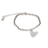 Pulsera Plata Corazón Emilia