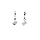 Argollas Plata Mini Caracola