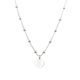 Collar Plata Letra Cala