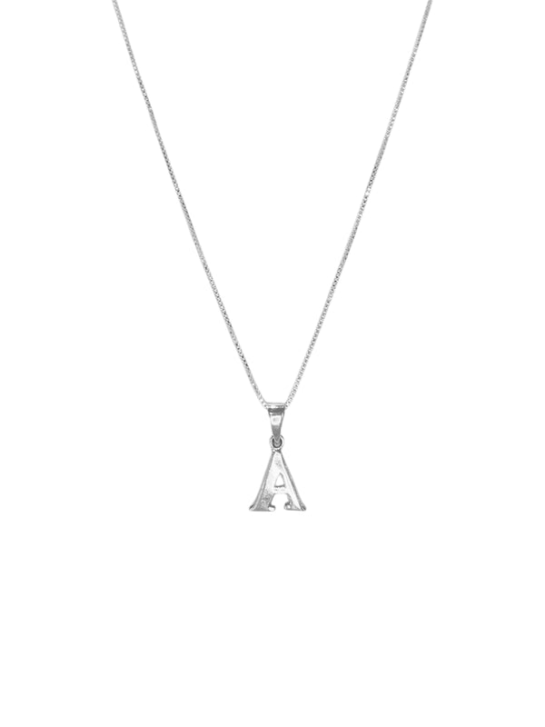 COLLAR PLATA LETRA ANTONIA