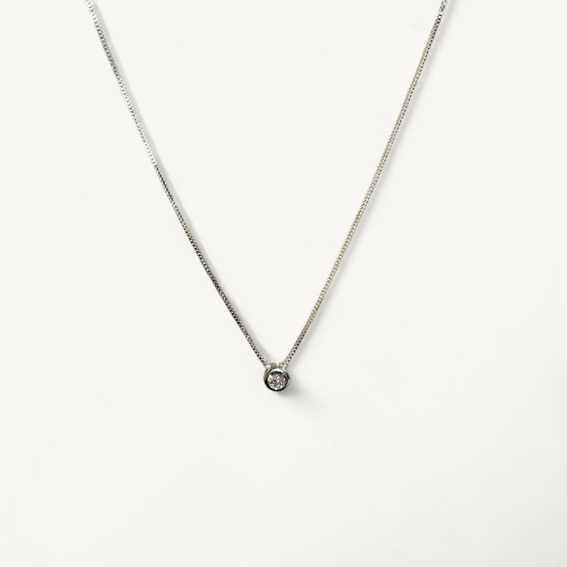 Collar Plata Punto de Luz Vera