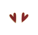 Aros Oro Corazón Olivia