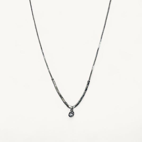 Collar Plata Punto de Luz Camille