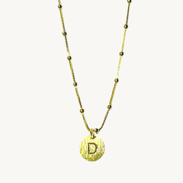 Collar Oro Letra Gabriela