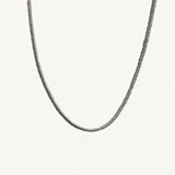 Collar Plata Mostacilla gitana 45 cm