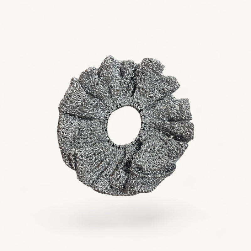 Scrunchie Plateado Emma