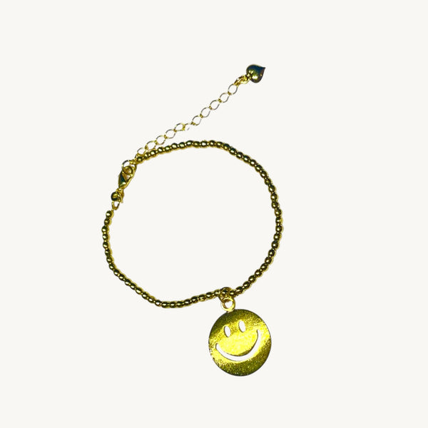 Pulsera Oro Mostacillas Smile