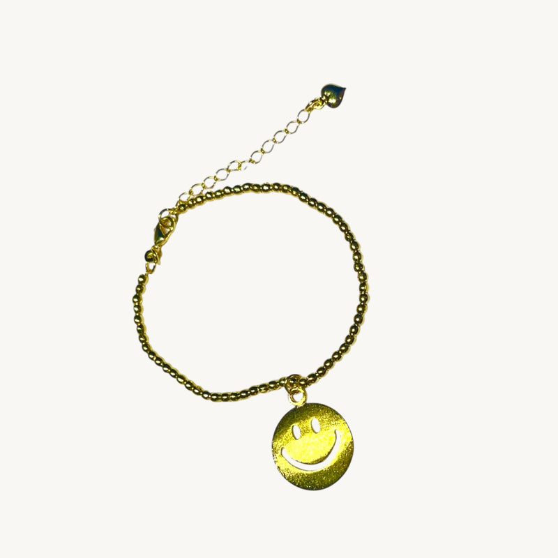 Pulsera Oro Mostacillas Smile